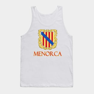 Menorca (Minorca), Balearic Islands, Spain - Coat of Arms Design Tank Top